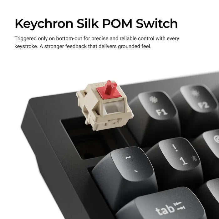 Keychron V6 Ultra 8K Wireless Mechanical Keyboard - Silk POM Switch Banana