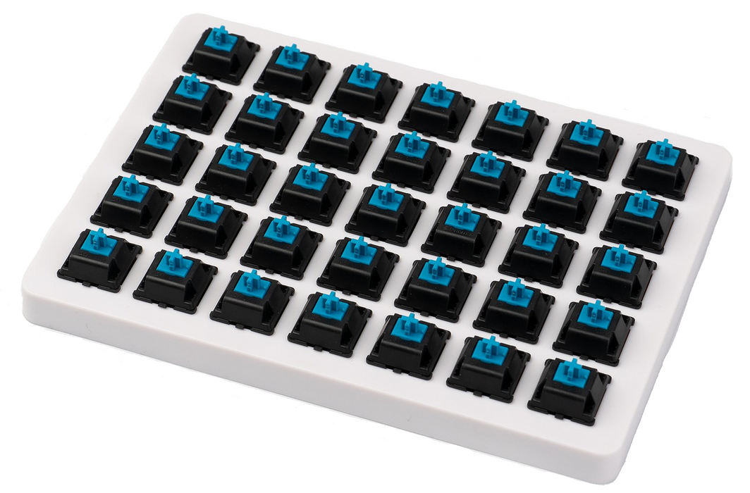 Switches for Keychron Cherry MX mechanical keyboard, Blue, Switch Set 35 pieces