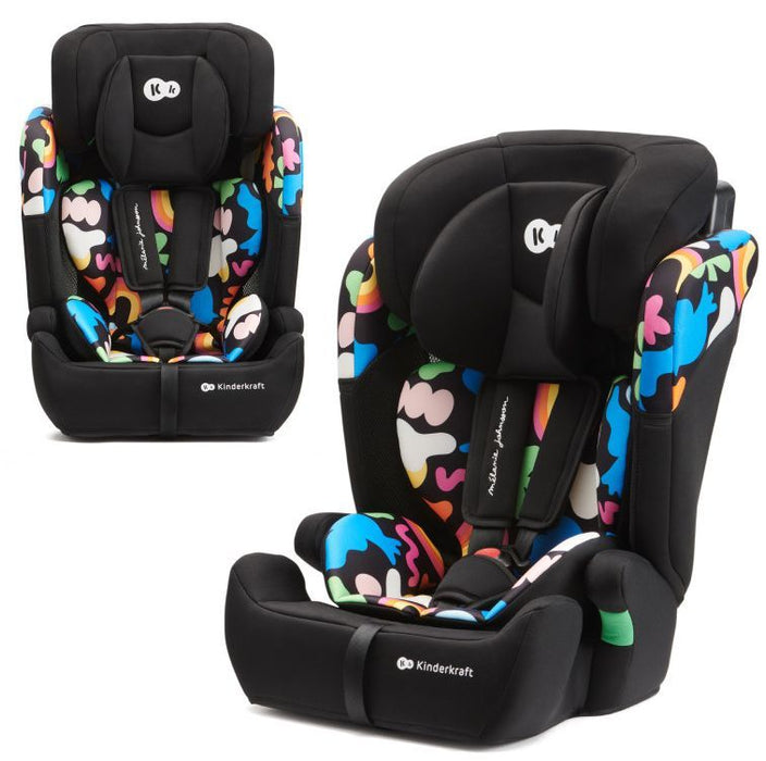 Car seat KinderKraft - Comfort Up, i-Size, 76-150 cm, Happy Shapes