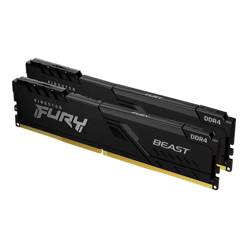 KINGSTON 16GB 3200MHz DDR4 CL16 DIMM Kit of 2 FURY Beast Black - Памети за настолни