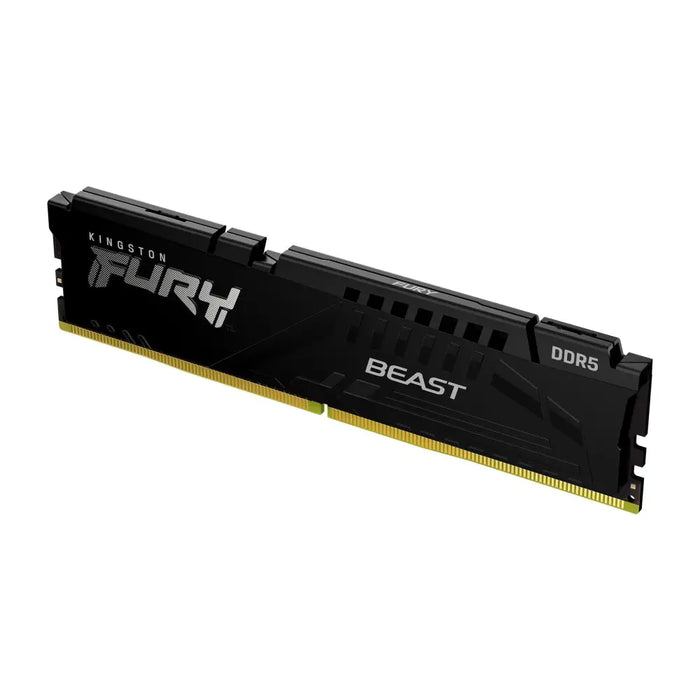 KINGSTON 16GB 6400MT/s DDR5 CL32 DIMM FURY Beast Black XMP - Памети за настолни