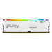 KINGSTON 16GB 6400MT/s DDR5 CL32 DIMM FURY Beast White RGB EXPO - Памети за настолни
