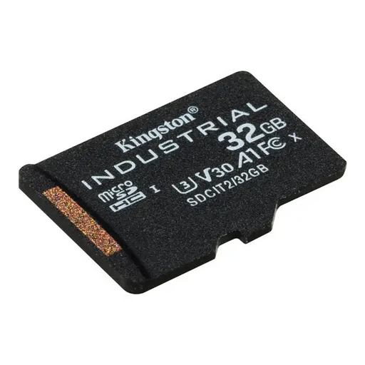 KINGSTON 32GB microSDHC Industrial C10 A1 pSLC Card + SD Adapter - Памети SD<<<Памети<<<Компоненти<<<ALSO&&&Компютър