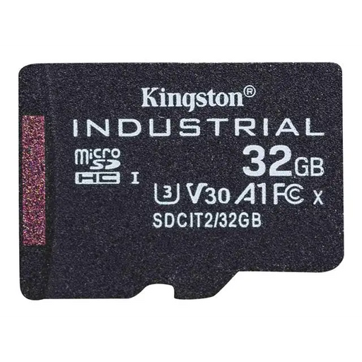 KINGSTON 32GB microSDHC Industrial C10 A1 pSLC Card Single Pack w/o Adapter - Памети