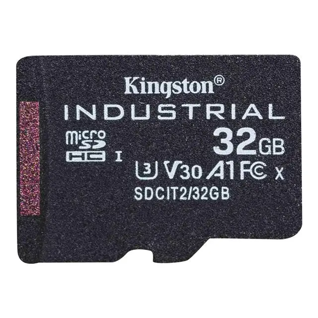 KINGSTON 32GB microSDHC Industrial C10 A1 pSLC Card Single Pack w/o Adapter - Памети