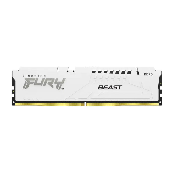 KINGSTON FURY Beast 32GB DIMM DDR5 5200MT/s DDR5 CL36 Kit of 2 White EXPO - Памети за настолни