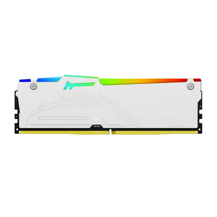 KINGSTON FURY Beast 64GB DIMM 5200MT/s DDR5 CL36 Kit of 2 White RGB EXPO - Памети за настолни