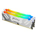 KINGSTON FURY Renegade 32GB DIMM DDR5 6800MT/s DDR5 CL36 Kit of 2 RGB White XMP - Памети за настолни