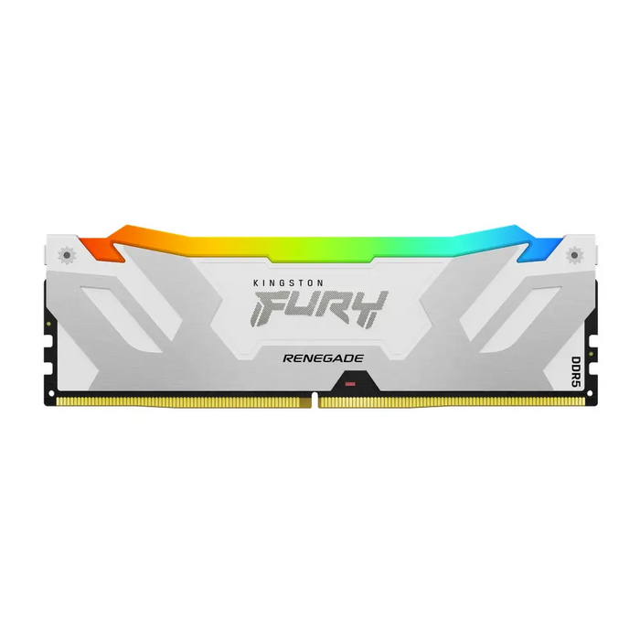 KINGSTON FURY Renegade 32GB DIMM DDR5 6800MT/s DDR5 CL36 Kit of 2 RGB White XMP - Памети за настолни