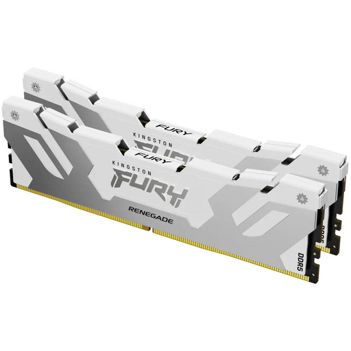 KINGSTON FURY Renegade 32GB DIMM DDR5 7200MT/s DDR5 CL38 Kit of 2 White XMP - Памети за настолни