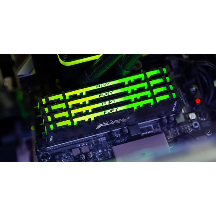 Kingston FURY Renegade RGB - 16GB:2x8G - Памети за настолни компютри<<<Памети<<<Компоненти<<<ALSO&&&Памети<<<Компютърни