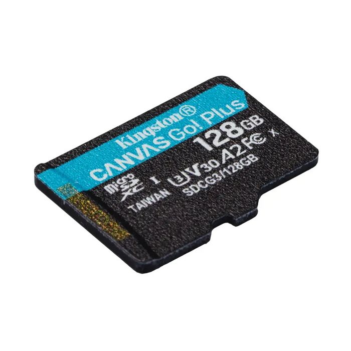 Kingston Technology 128GB microSDXC Canvas Go Plus 170R A2 U3 V30 Card + ADP - Памети