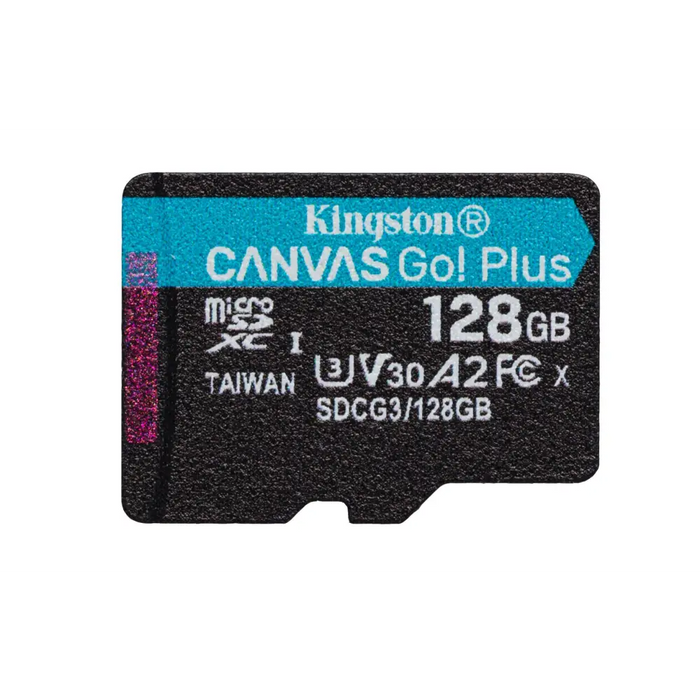 Kingston Technology 128GB microSDXC Canvas Go Plus 170R A2 U3 V30 Card + ADP - Памети