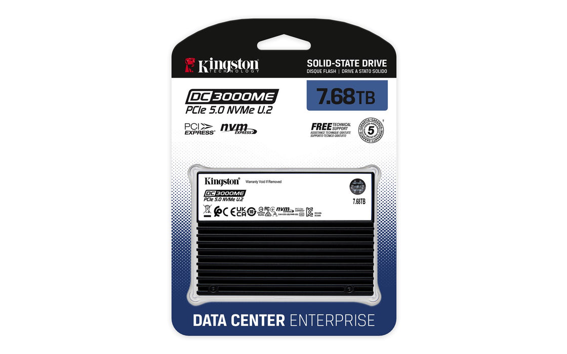 KINGSTON 7.68TB DC3000ME U.2 PCIe 5.0 NVMe TCG Opal Enterprise SSD