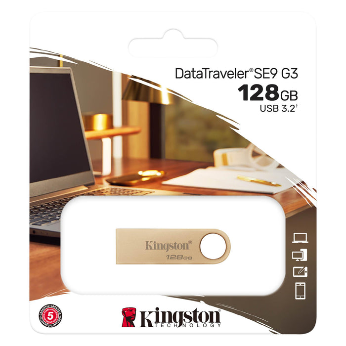 USB memory stick KINGSTON DataTraveler SE9 G3, 128GB, USB 3.2 Gen 1