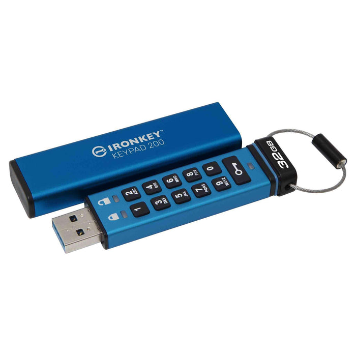 USB memory KINGSTON IronKey Keypad 200 - 32GB XTS-AES 256-bit