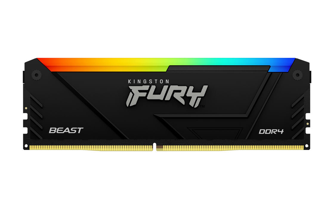 Memory Kingston FURY Beast Black RGB 64GB(2x32GB) DDR4 3200MHz CL16
