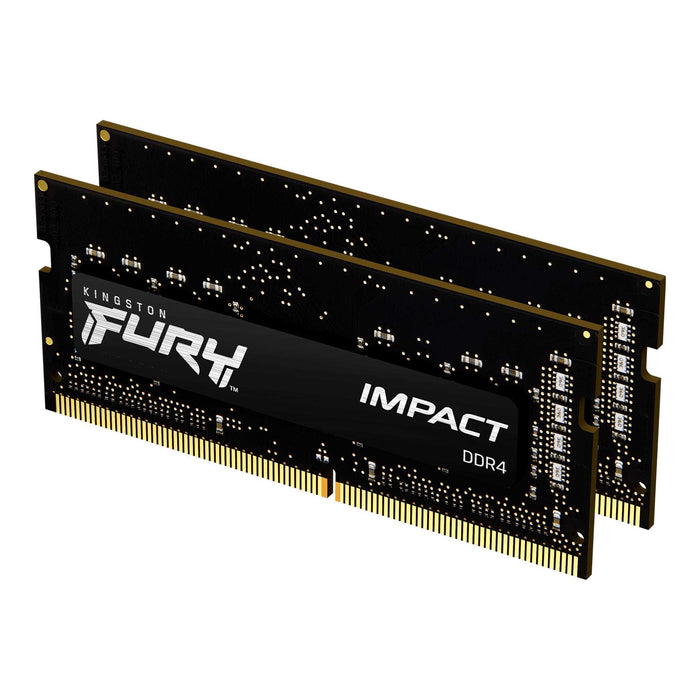 Memory Kingston Fury Impact 16GB(2x8GB) SODIMM DDR4 3200MHz CL20 16Gbit - KF432S20IBK2/16