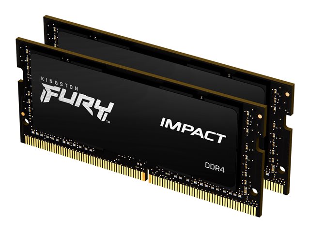 KINGSTON 64GB 3200MHz DDR4 CL20 SODIMM Kit of 2 FURY Impact