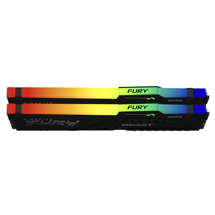 Memory Kingston FURY Beast Black RGB 64GB(2x32GB) DDR5 6000MHz