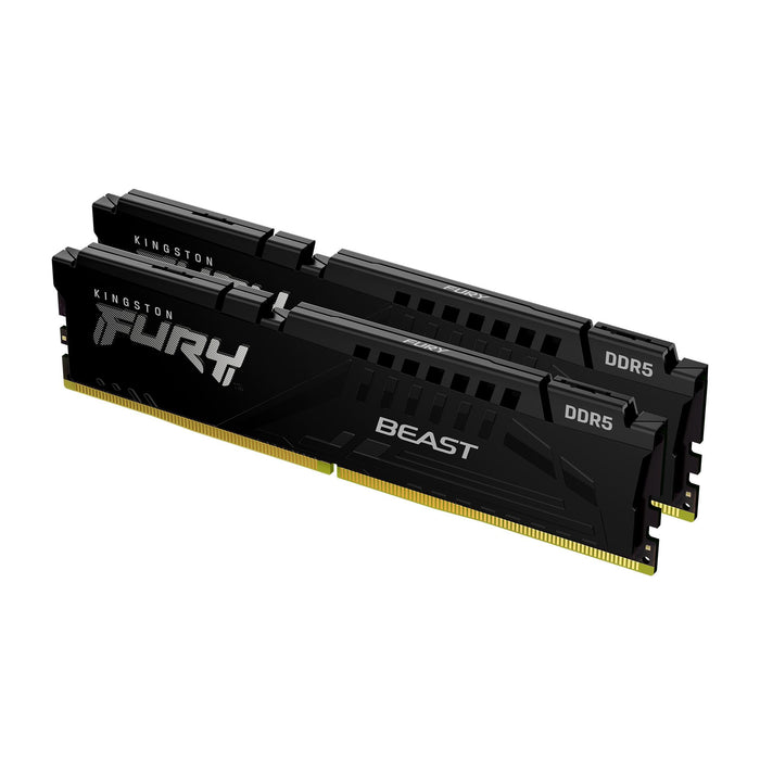 Memory Kingston FURY Beast Black 64GB(2x32GB) DDR5 6400MHz 32CL - KF564C32BBEK2-64
