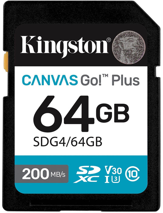 Micro SD Memory Card with Adaptor Kingston SDG4/64GB 64 GB