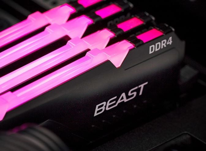 Memory Kingston FURY Beast Black 64GB(2x32GB) DDR4 3200MHz KF432C16BBK2/64