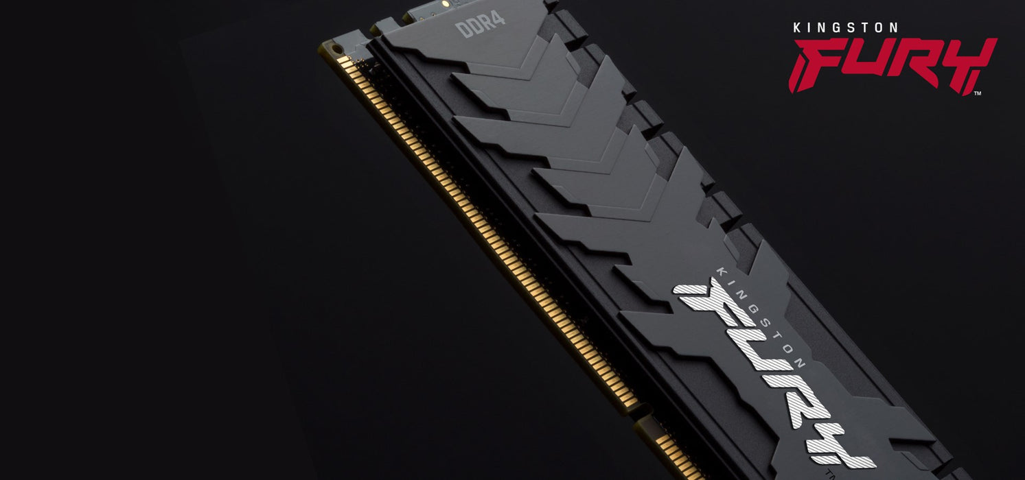 Kingston Technology FURY 16GB 3200MT/s DDR4 CL16 DIMM 1Gx8 Renegade Black