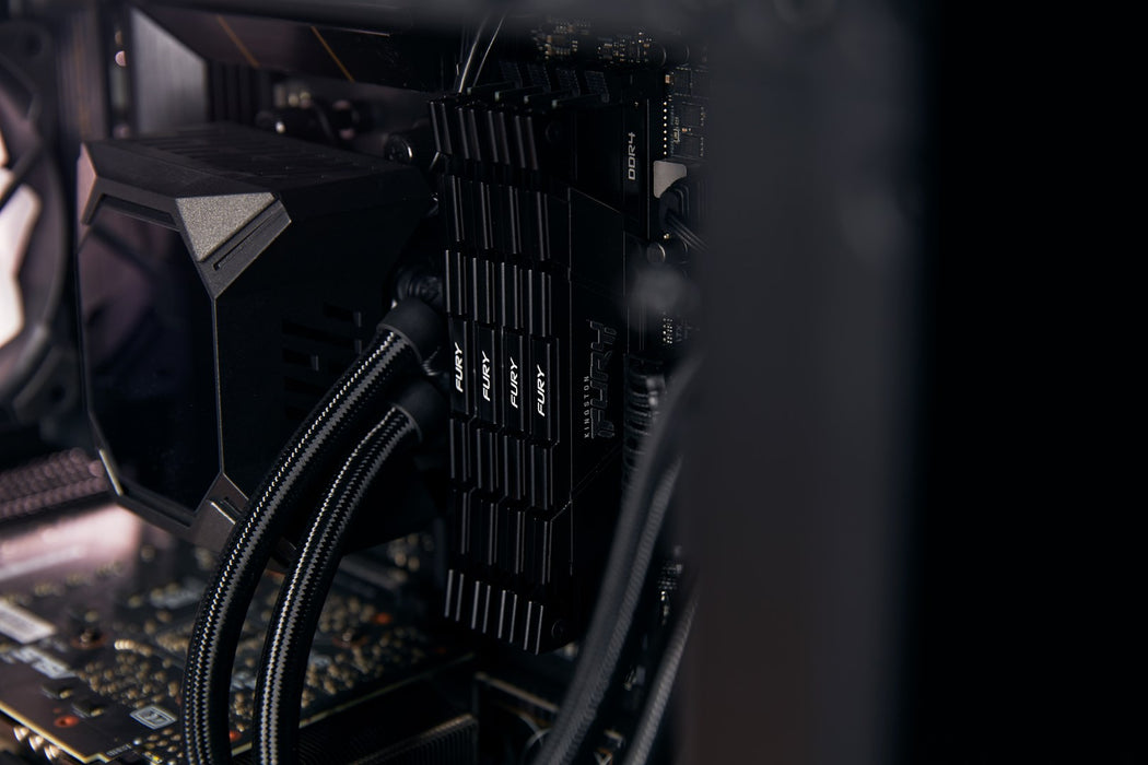 Kingston Technology FURY 16GB 3200MT/s DDR4 CL16 DIMM 1Gx8 Renegade Black