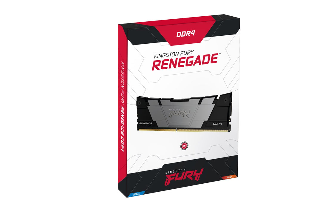Kingston Technology FURY 16GB 3200MT/s DDR4 CL16 DIMM 1Gx8 Renegade Black