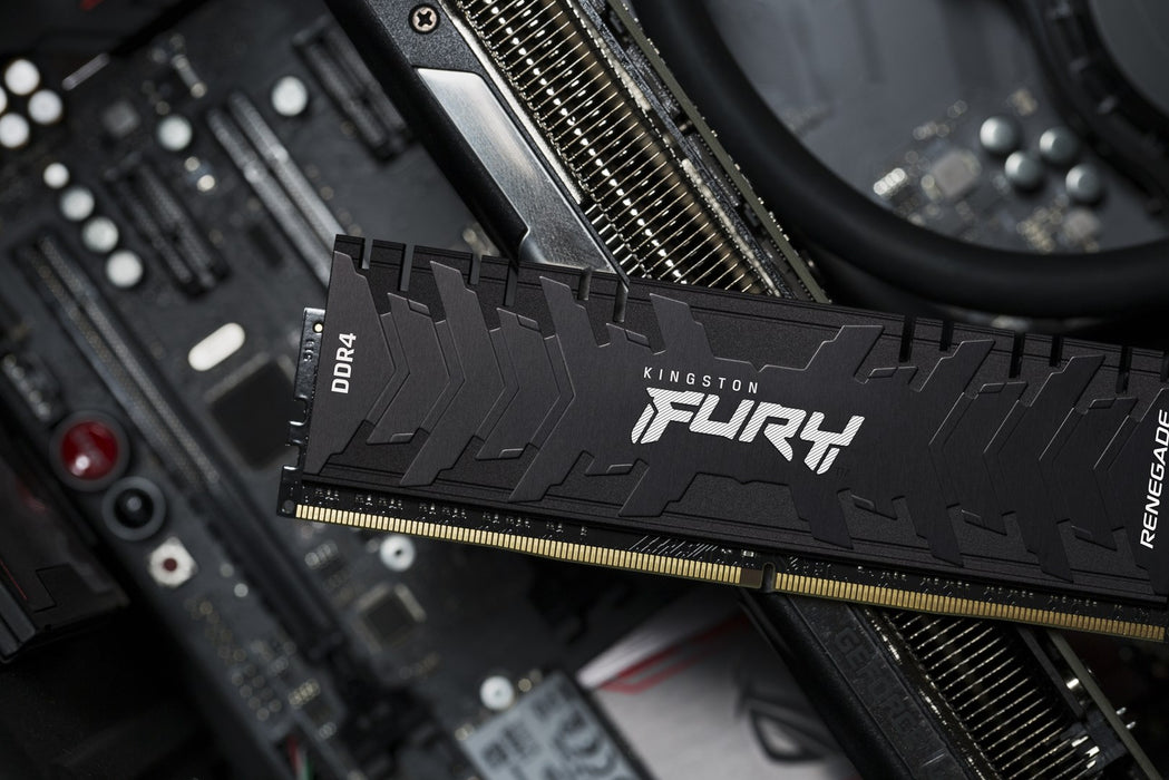 Kingston Technology FURY 16GB 3200MT/s DDR4 CL16 DIMM 1Gx8 Renegade Black