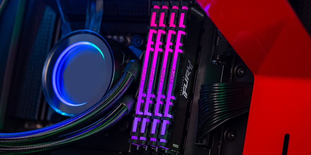 Memory Kingston FURY Renegade RGB 16GB(2x8GB) DDR4 3200MHz CL16