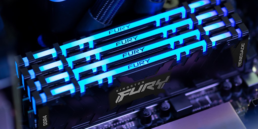 Kingston Technology FURY 16GB 4000MT/s DDR4 CL19 DIMM (Kit of 2) Renegade RGB