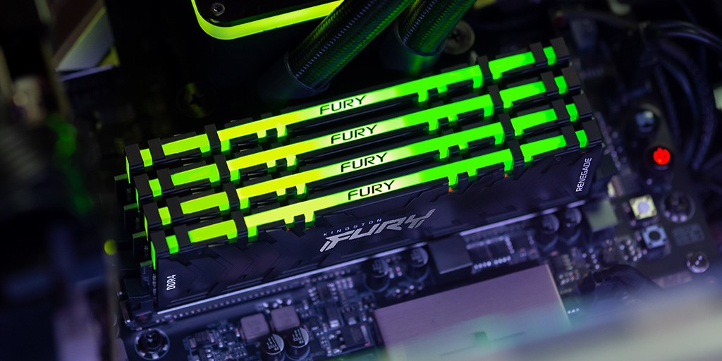 Kingston Technology FURY 16GB 4266MT/s DDR4 CL19 DIMM (Kit of 2) Renegade RGB