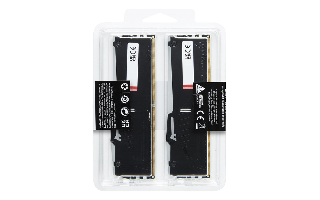 Memory Kingston FURY Beast Black RGB 64GB(2x32GB) DDR5 6000MHz