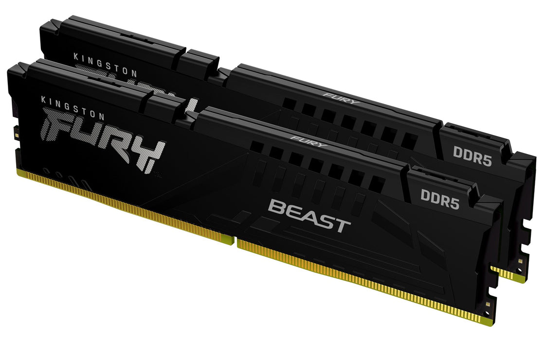 Memory Kingston FURY Beast Black 32GB (2x16GB) DDR5 6000MHz CL36 KF560C36BBE2K2-32 EXPO