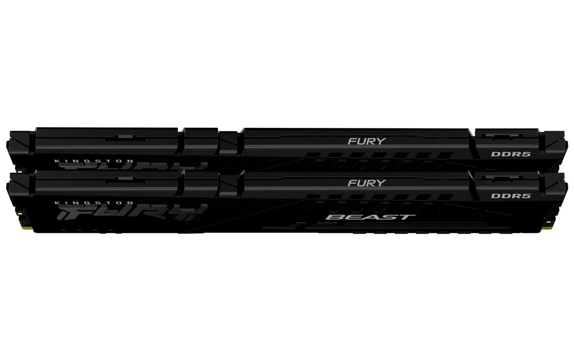 Memory Kingston FURY Beast Black 128GB(2x64GB) DDR5 5600MHz CL40 - AMD EXPO