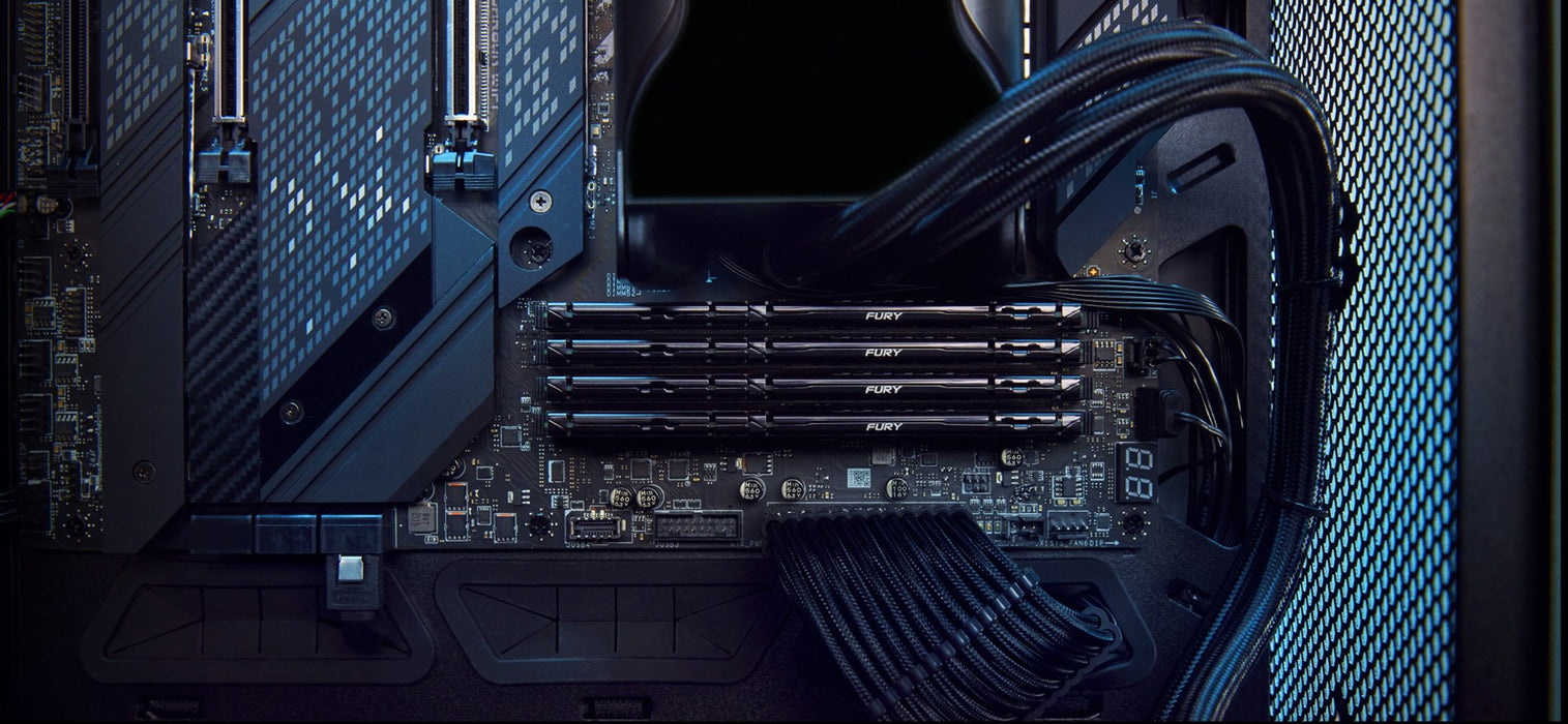 Memory Kingston FURY Beast Black 128GB(2x64GB) DDR5 5600MHz CL40 - AMD EXPO