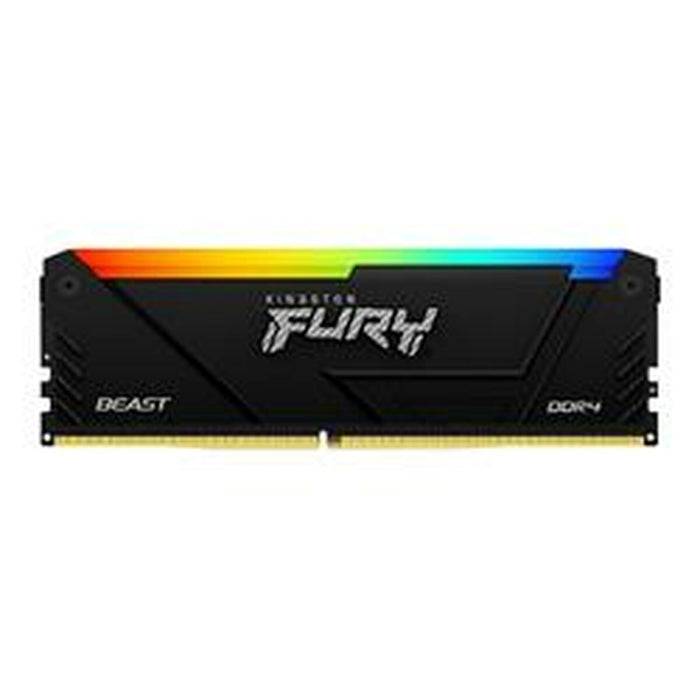 Memory Kingston FURY Beast Black RGB 8GB DDR4 3200MHz CL16