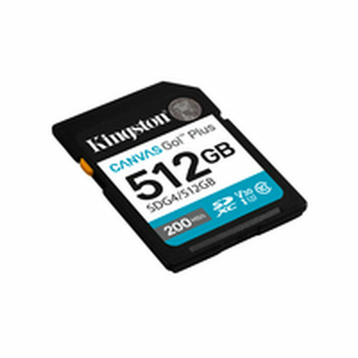 KINGSTON 512GB SDXC Canvas Go Plus Gen4 200MB/s C10 UHS-I U3 V30