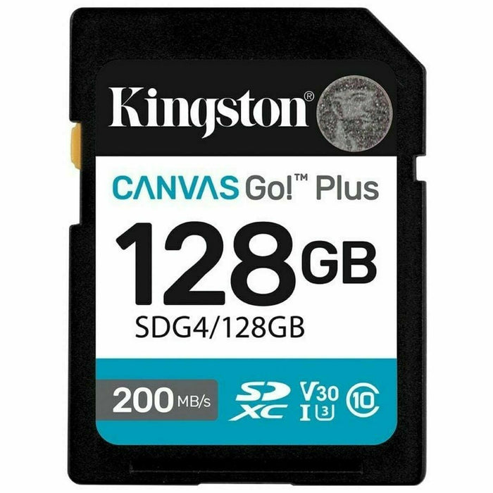KINGSTON 128GB SDXC Canvas Go Plus Gen4 200MB/s C10 UHS-I U3 V30