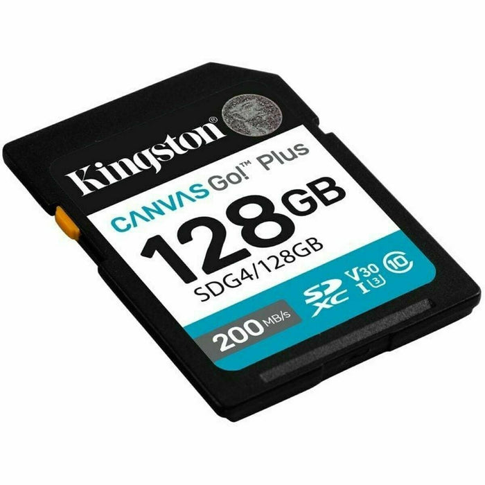 KINGSTON 128GB SDXC Canvas Go Plus Gen4 200MB/s C10 UHS-I U3 V30