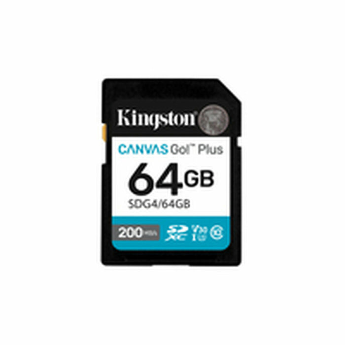 KINGSTON 64GB SDXC Canvas Go Plus Gen4 200MB/s C10 UHS-I U3 V30