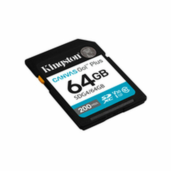 KINGSTON 64GB SDXC Canvas Go Plus Gen4 200MB/s C10 UHS-I U3 V30