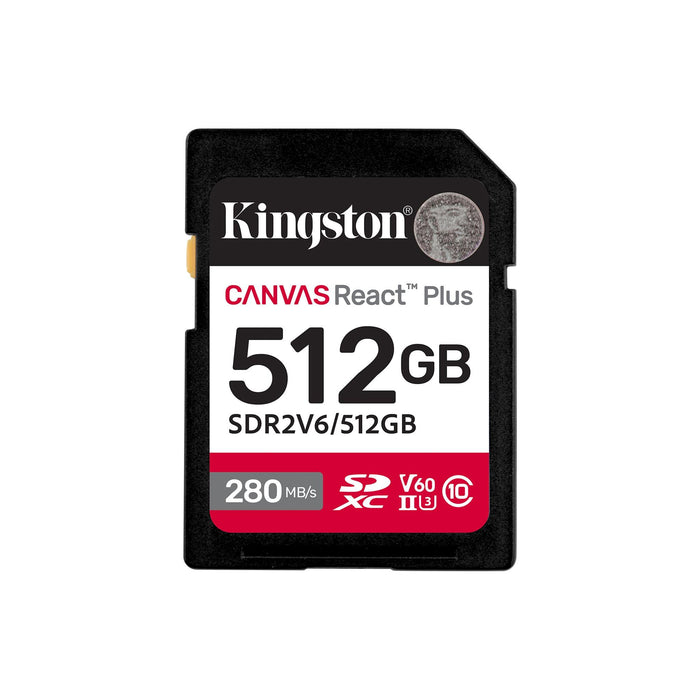 Memory card Kingston Canvas React Plus V60 UHS-II 512GB