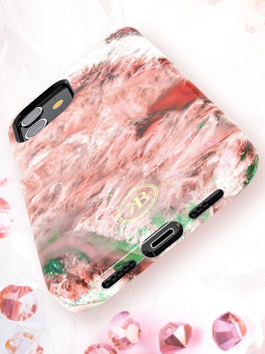 Kingxbar Agate Series case decorated printed Agate iPhone 12 mini green - Cell phone cases and covers<<<HurtelXML