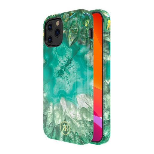 Kingxbar Agate Series case decorated printed Agate iPhone 12 mini green - Cell phone cases and covers<<<HurtelXML