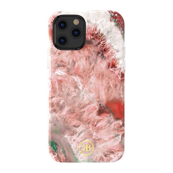 Kingxbar Agate Series case decorated printed Agate iPhone 12 mini red - Cell phone cases and covers<<<HurtelXML