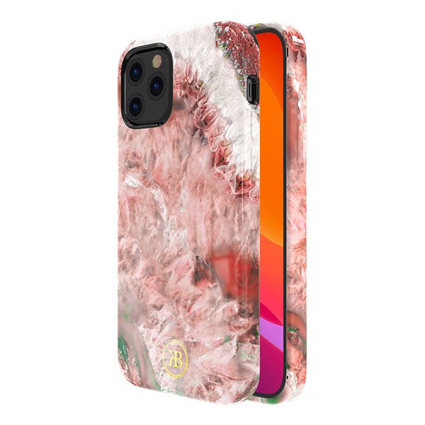 Kingxbar Agate Series case decorated printed Agate iPhone 12 mini red - Cell phone cases and covers<<<HurtelXML
