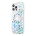 Kingxbar Butterfly Series magnetic case for iPhone 14 Pro Max MagSafe case with butterflies blue - Cell phone cases